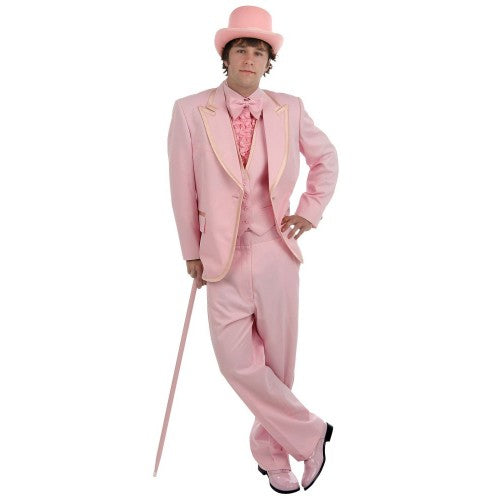 Dumb and Dumber Pink 1-Button Peak Lapel Tuxedo Package